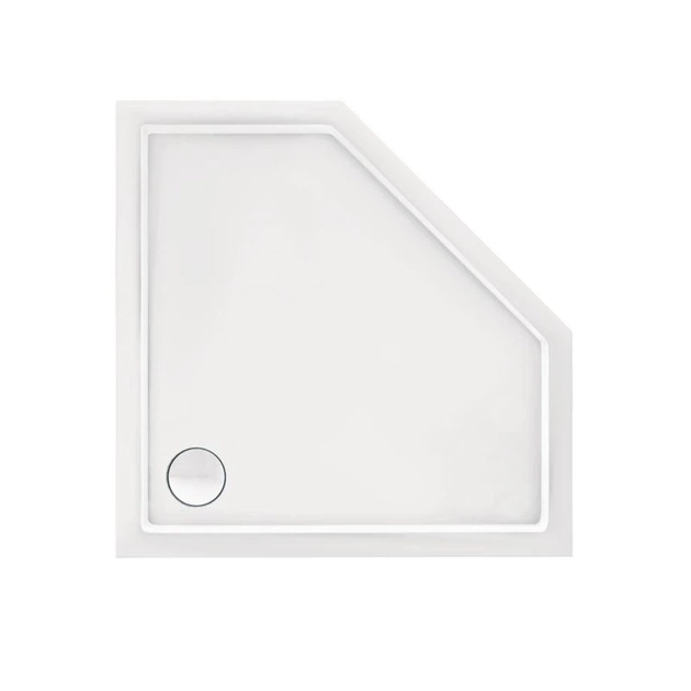 Поддон душевой Qtap Diamond 100x100 см акриловый для ванной комнаты поддон для душа с сифоном (599718) - изображение 5