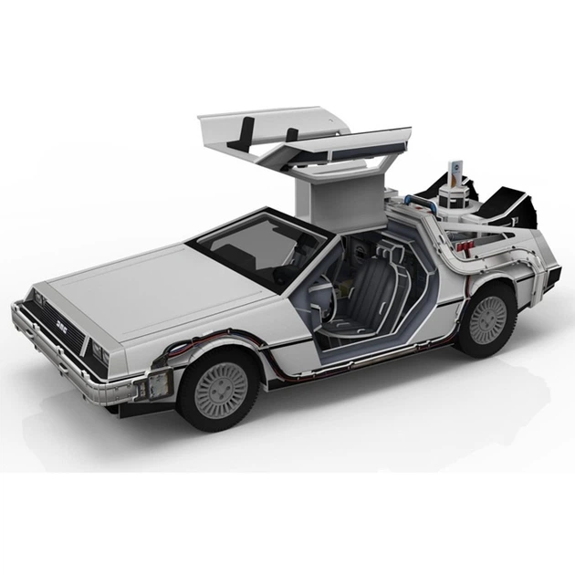3D Пазл Revell Машина часу DeLorean Назад у майбутнє 157 елементів (4009803002217) - зображення 4