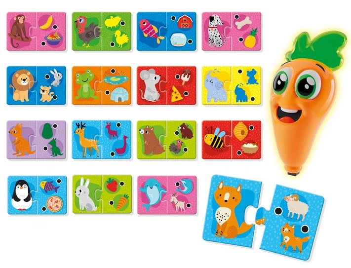 Навчальна настільна гра Lisciani Carotina Baby Тварини (8008324107285) - зображення 2