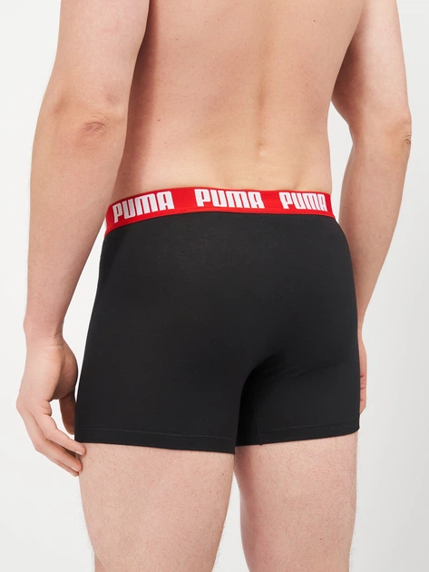 Набор трусов боксеров мужских хлопковых Puma Men Everyday Basic Boxer 2P 93832007 L 2 шт Черный (8720245556194) - изображение 4