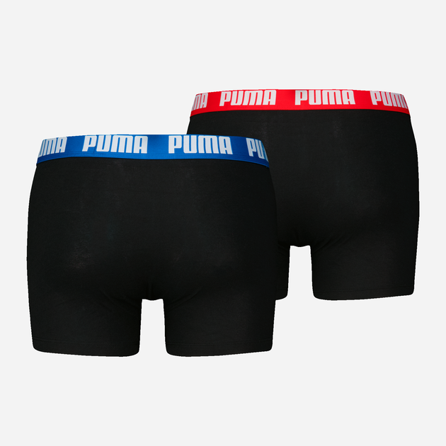 Набор трусов боксеров мужских хлопковых Puma Men Everyday Basic Boxer 2P 93832007 L 2 шт Черный (8720245556194) - изображение 5