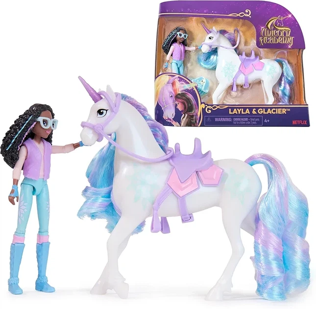 Лялька Unicorn Academy, Layla & Glacier Академія Єдинорогів, Лейла та Глейшер - Фото 1 Лялька Unicorn Academy, Layla & Glacier Академія Єдинорогів, Лейла та Глейшер - зображення 1