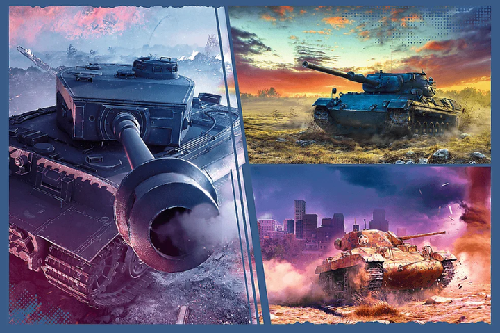 Пазл World of Tanks: Бронированная миссия - 2х200 элементов Trefl 13346 - изображение 2