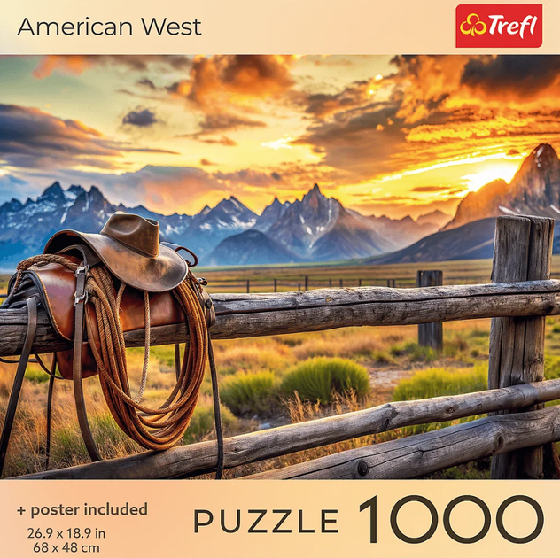 Пазл Американский Запад - 1000 элементов Trefl USA Collection 99285 - изображение 3