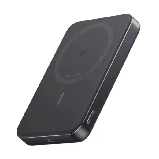 Повербанк Anker MagGo Ultra-Slim 10000mAh Qi2 15W Black Stone (A1664H11) - Фото 1 Повербанк Anker MagGo Ultra-Slim 10000mAh Qi2 15W Black Stone (A1664H11) - зображення 1