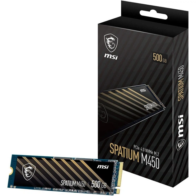 SSD накопитель MSI Spatium M450 V1 500GB (S78-440K380-P83) [155518] - изображение 6