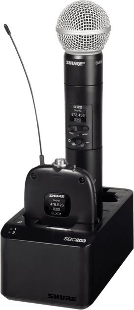 Ładowarka Shure SBC203 do nadajników na dwa akumulatory SB903 (42406562874) - obraz 4