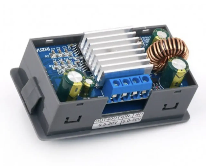 ZK-4KX DC-DC знижувальний/підвищуючий перетворювач CC-CV 0,5-30V 4A - зображення 5
