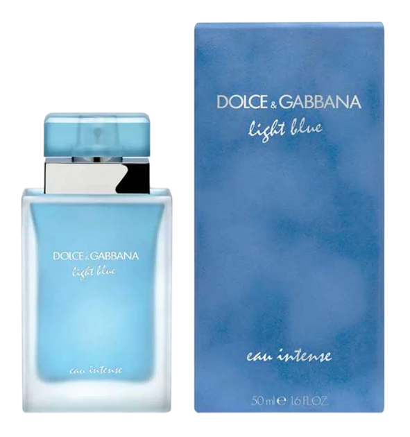 Парфумована вода для жінок Dolce&Gabbana Light Blue Eau Intense 50 мл - Фото 1 Парфумована вода для жінок Dolce&Gabbana Light Blue Eau Intense 50 мл - зображення 1