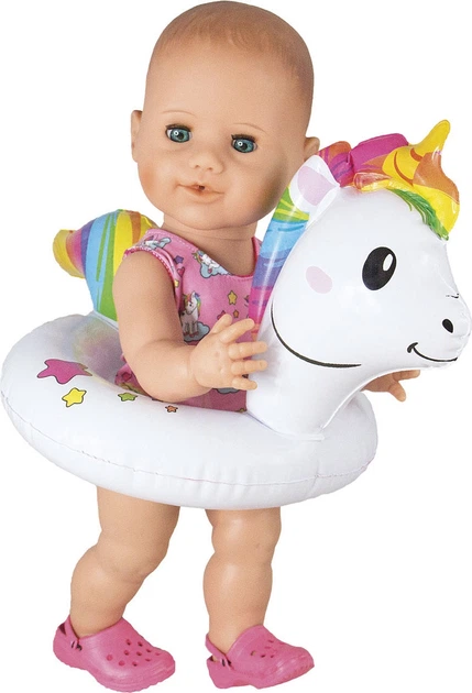 Kółko do pływania dla lalek Heless Jednorożec 1520244 (4001949006616) - obraz 4