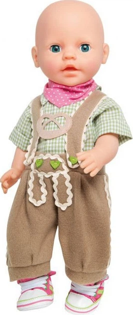 Zestaw ubranek dla lalek Heless Doll z koszulą i szalikiem 28-35 cm 1520421 (4001949011146) - obraz 3
