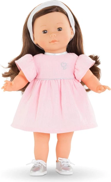 Сукня з пов'язкою для ляльки Corolle Рожева 5610589 (4062013212487) - зображення 3