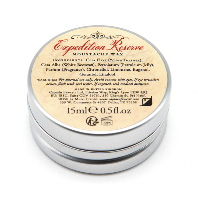 Віск для вусів Captain Fawcett Expedition Reserve Moustache Wax, 15 мл - зображення 3