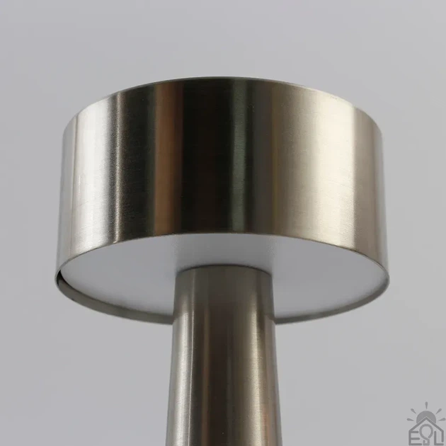 Настольная лампа сенсорная светодиодная ESLLSE DOWN LIGHT с аккумулятором 1200 mA Серебристая 10317 - изображение 7
