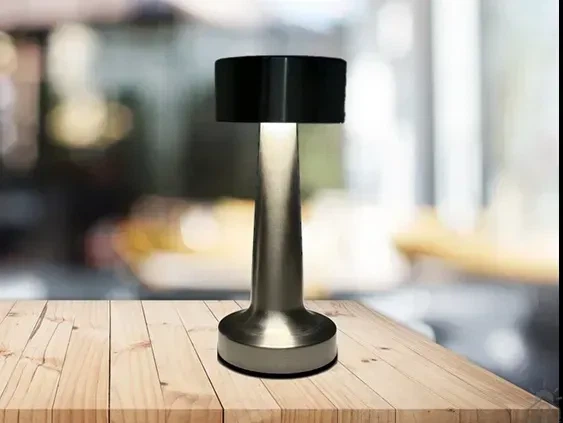 Настольная лампа сенсорная светодиодная ESLLSE DOWN LIGHT с аккумулятором 1200 mA Серебристая 10317 - изображение 11