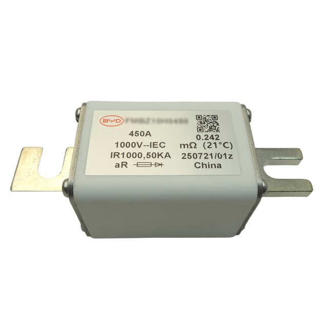 Запобіжник високовольтної батареї BYD ( 450A; 1000V; 50KA ) ( FS-BYD-10-450 ) - Фото 4 Запобіжник високовольтної батареї BYD ( 450A; 1000V; 50KA ) ( FS-BYD-10-450 ) - изображение 4