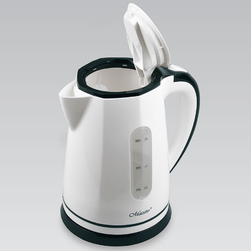 Електрочайник 1,8л 2000W (диск) білий MR-058-WHITE Maestro - изображение 4