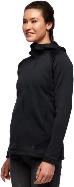 Флисовая кофта Black Diamond W Factor Hoody XL Black - изображение 4