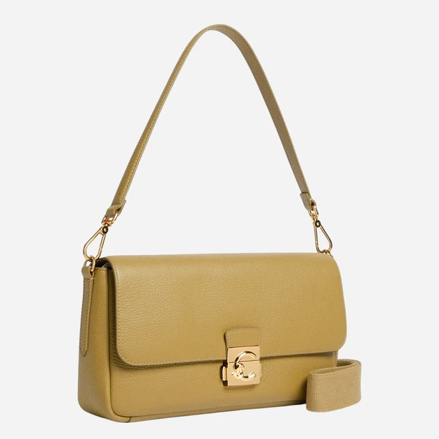 Torebka crossbody damska skórzana Coccinelle E1U4K120101-G43 Żółta - obraz 2