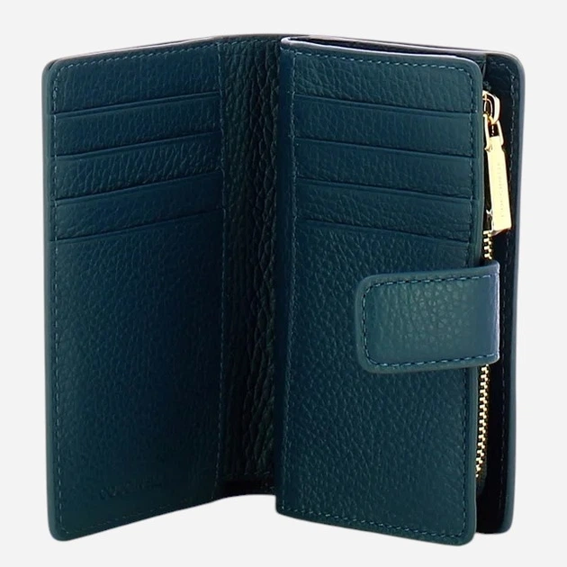 Portfel damski skórzany Coccinelle E2MW511E701-B27 Niebieski - obraz 3