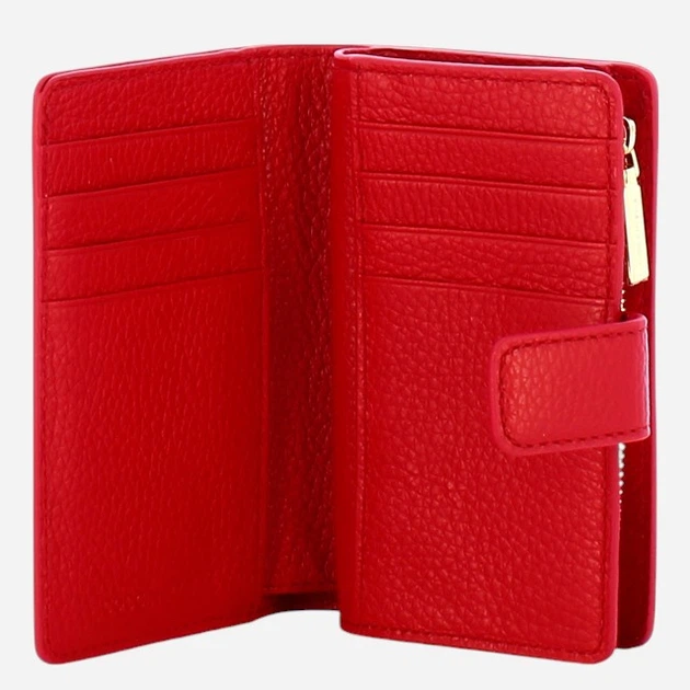 Portfel damski skórzany Coccinelle E2MW511E701-R02 Czerwony - obraz 3