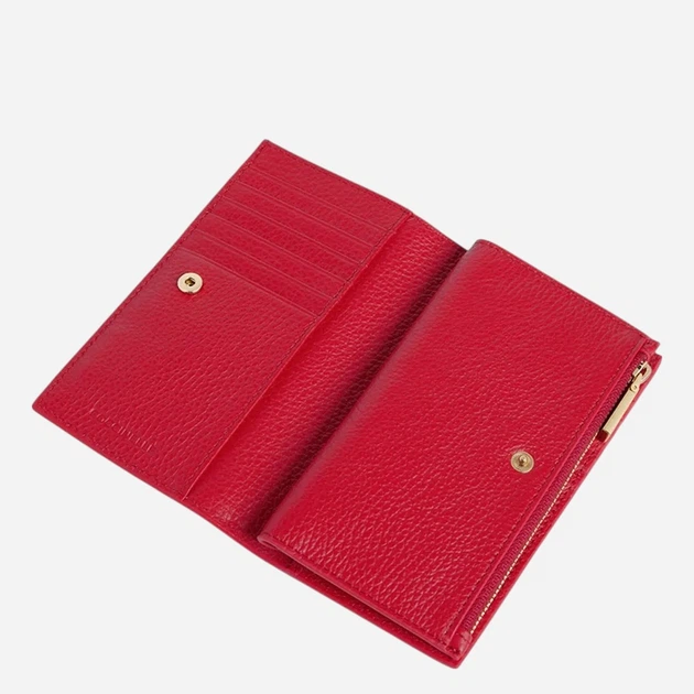 Portfel damski skórzany Coccinelle E2MW511F101-R02 Czerwony - obraz 2