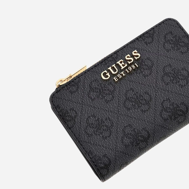 Portfel damski na karty Guess SWSG7459156-CLO Czarny - obraz 3