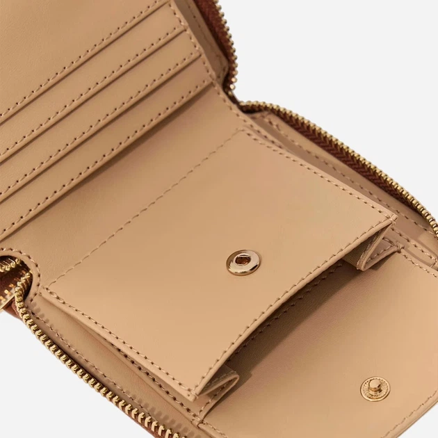 Portfel damski na karty Guess SWVC7459137-COG Brązowy - obraz 3