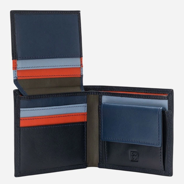 Portfel męski skórzany Dudubags 534-421-07 Granatowy - obraz 3
