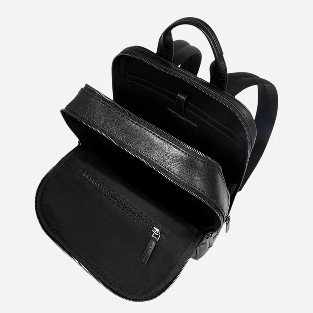 Рюкзак чоловічий з натуральної шкіри вміщує формат А4 The Bridge 063314EX-7R Чорний (800070354034) - зображення 4