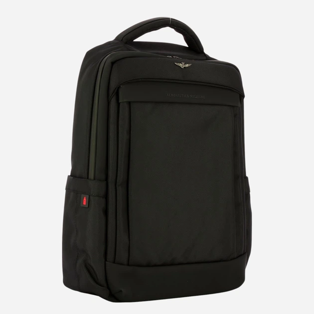 Рюкзак чоловічий тканинний вміщує формат А4 Aeronautica Militare AM504-NE Чорний (800070307502) - зображення 3