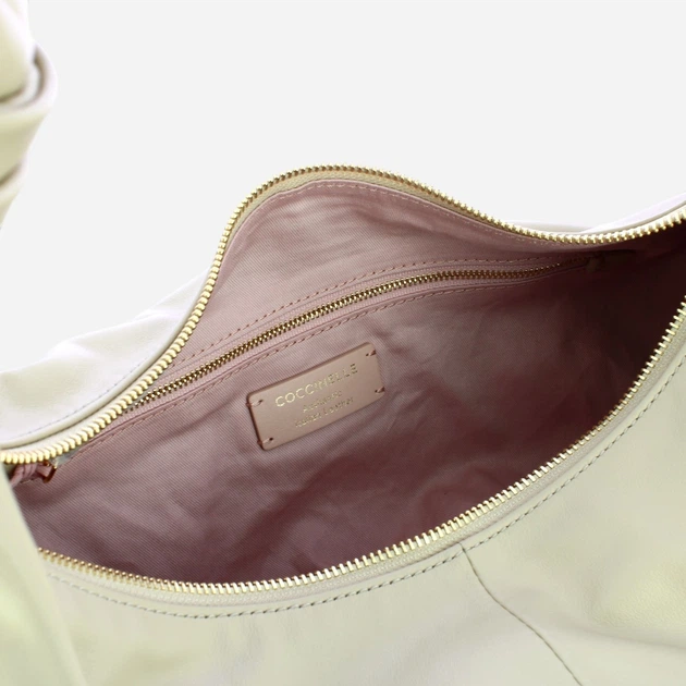 Torba damska skórzana Coccinelle E1U1A130101-N64 Beżowa - obraz 4