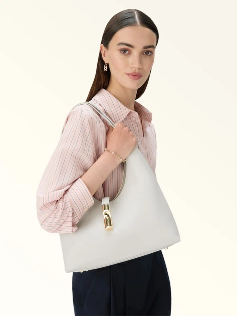 Torebka damska skórzana Furla WB01499BX31041704S1007 Biała - obraz 3