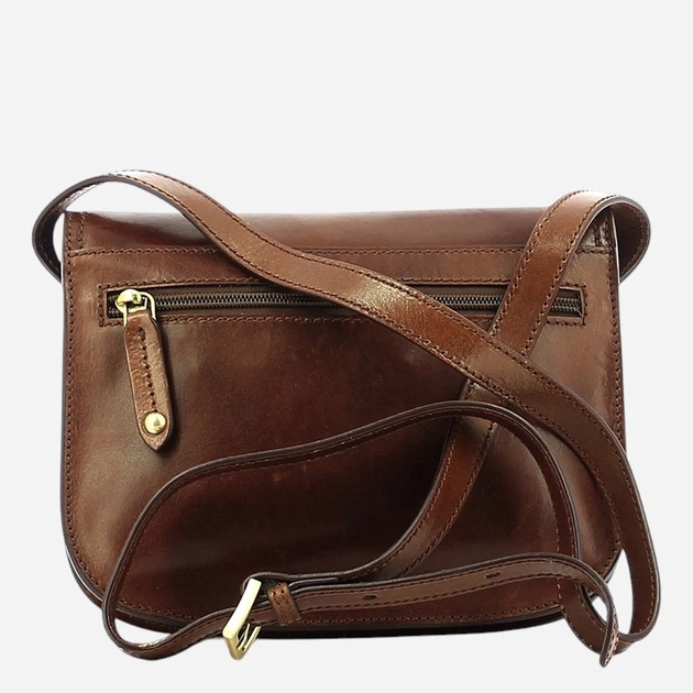 Torebka crossbody damska skórzana The Bridge 04402201-14 Brązowa - obraz 2