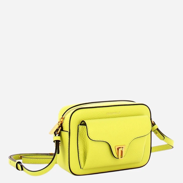 Torebka crossbody damska skórzana Coccinelle E1MF6550401-G70 Zielona - obraz 3