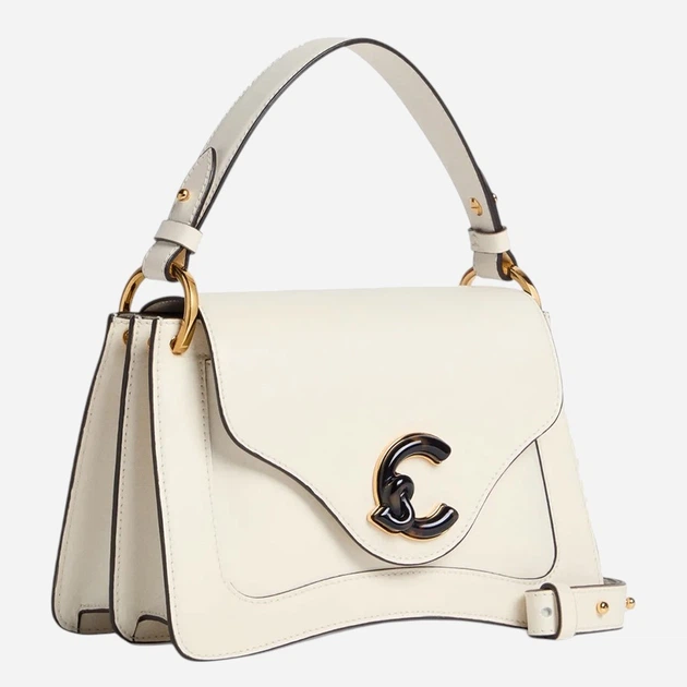 Torebka crossbody damska skórzana Coccinelle E1U4G180201-N17 Biała - obraz 2