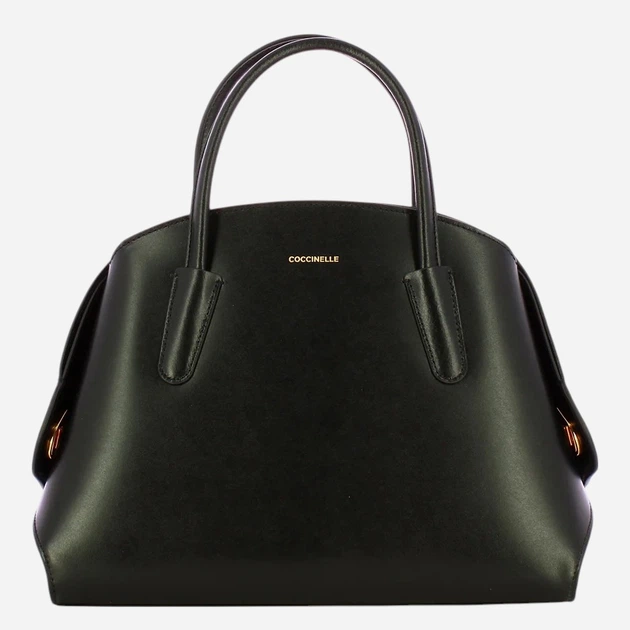 Сумка крос-боді через плече жіноча з натуральної шкіри середня Coccinelle E1U7K180201-001 Чорна (800070354135) - зображення 4