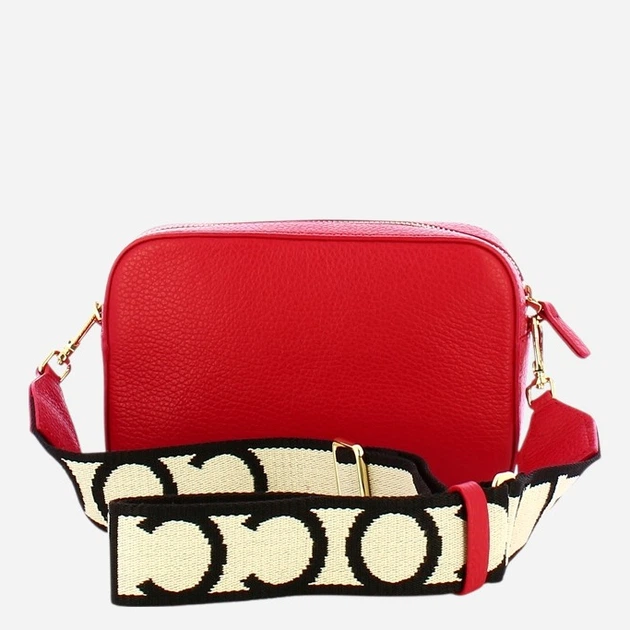 Torebka crossbody damska skórzana Coccinelle E5MN555I101-R02 Czerwona - obraz 2