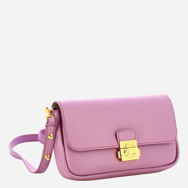 Сумка крос-боді через плече жіноча з натуральної шкіри маленька Coccinelle E5U4K520101-P19 Рожева (800070354147) - зображення 3