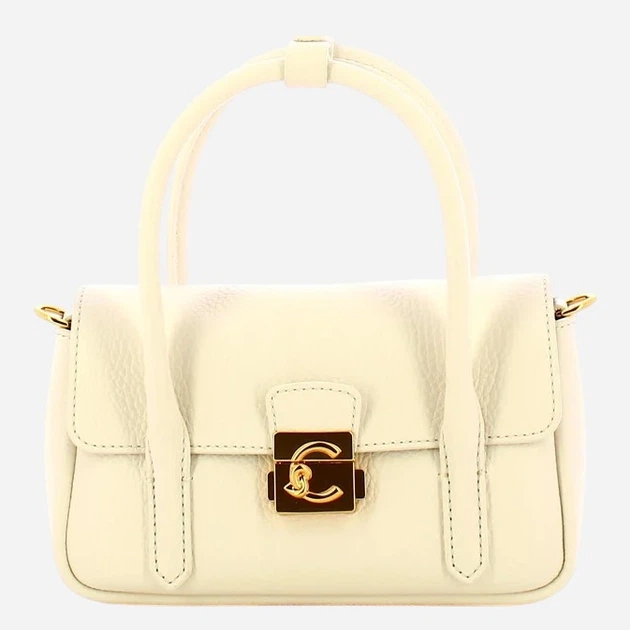 Torebka crossbody damska skórzana Coccinelle E5U4K580101-N17 Biała - obraz 4