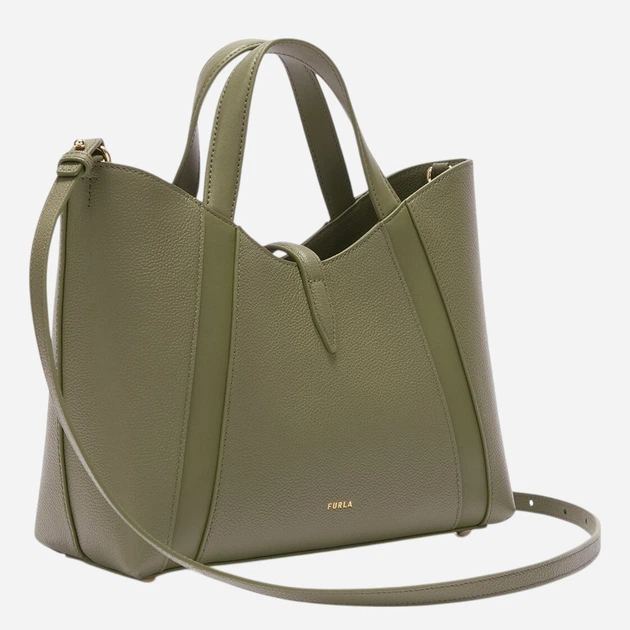 Torebka crossbody damska skórzana Furla WB01789BX33534555S1007 Zielona - obraz 2