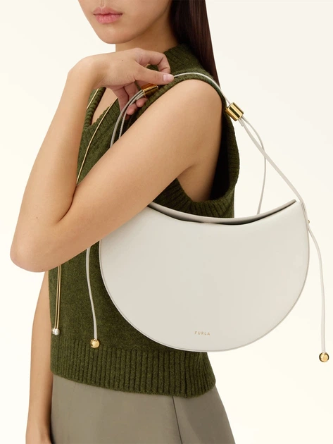 Torebka crossbody damska skórzana Furla WB01868BX3104PNN001002 Biała - obraz 2