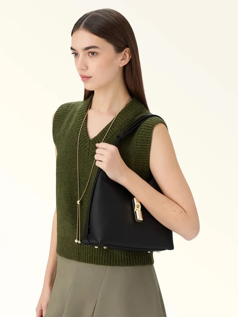 Torebka crossbody damska skórzana Furla WB01979BX3353O60001007 Czarna - obraz 2