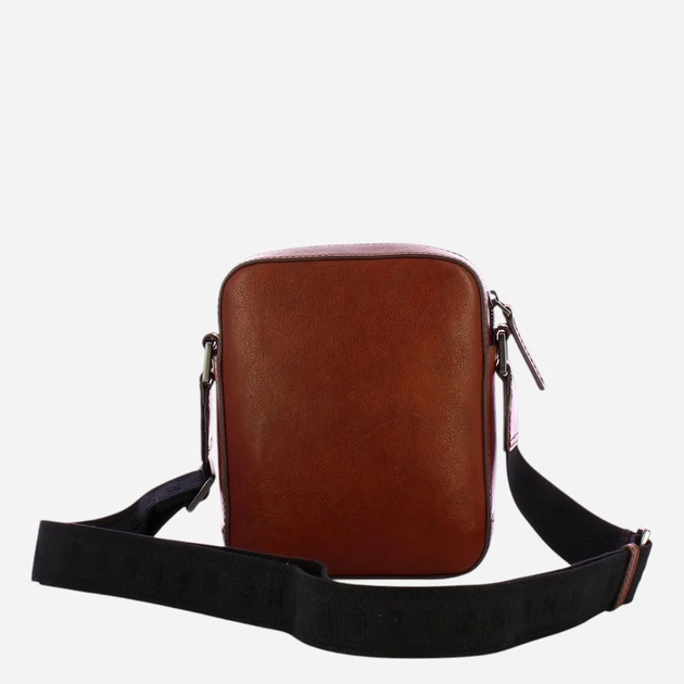 Torba listonoszka męska skórzana The Bridge 052805EX-1A Brązowa - obraz 2