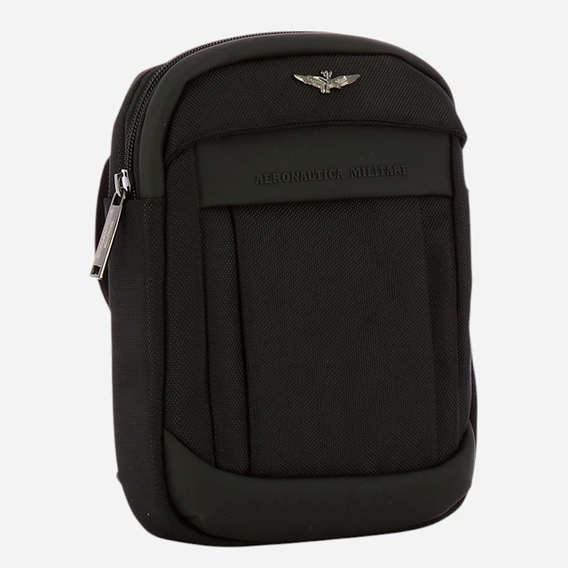 Torba listonoszka męska materiałowa Aeronautica Militare AM500-NE Czarna - obraz 3