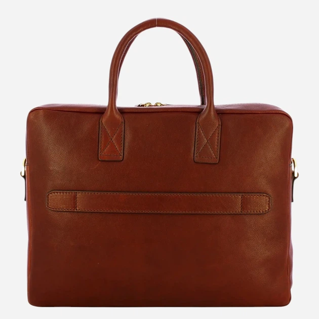 Torba aktówka męska skórzana The Bridge 464120AN-14 Brązowa - obraz 2