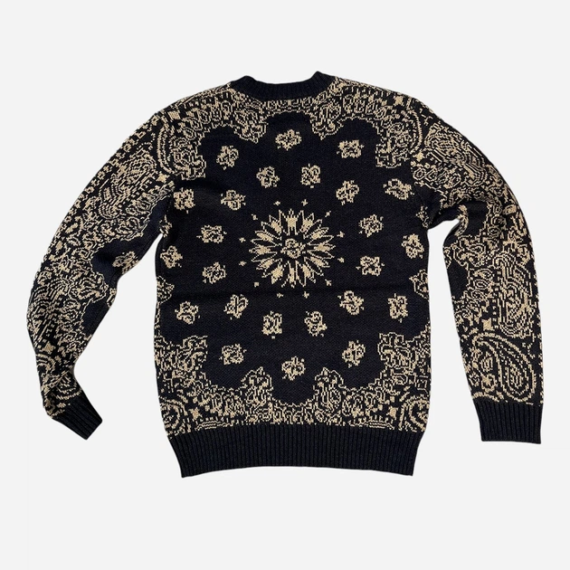 Sweter męski Tooco TOCOM-RNK-BANDANA-NAVY XL Granatowy - obraz 2