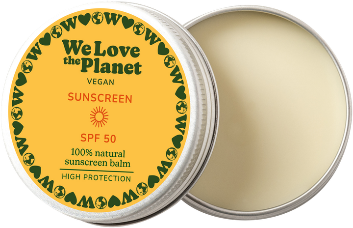 Сонцезахисний бальзам We Love The Planet SPF50 35 г (8720254504940) - зображення 2