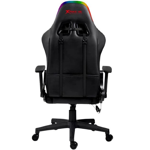 Крісло ігрове XTRIKE ME Advanced Gaming Chair GC-907, 50мм, RGB, чорно-червоне - Фото 4 Крісло ігрове XTRIKE ME Advanced Gaming Chair GC-907, 50мм, RGB, чорно-червоне - зображення 4