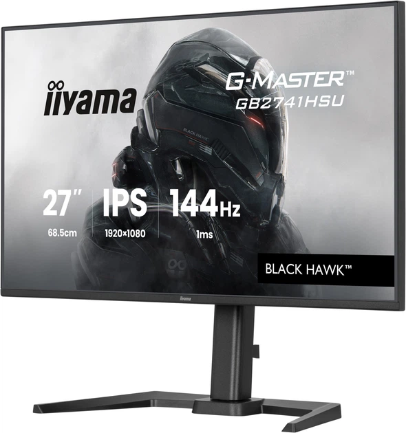 Монітор 27" iiyama G-Master Black Hawk GB2741HSU-B1 - зображення 5
